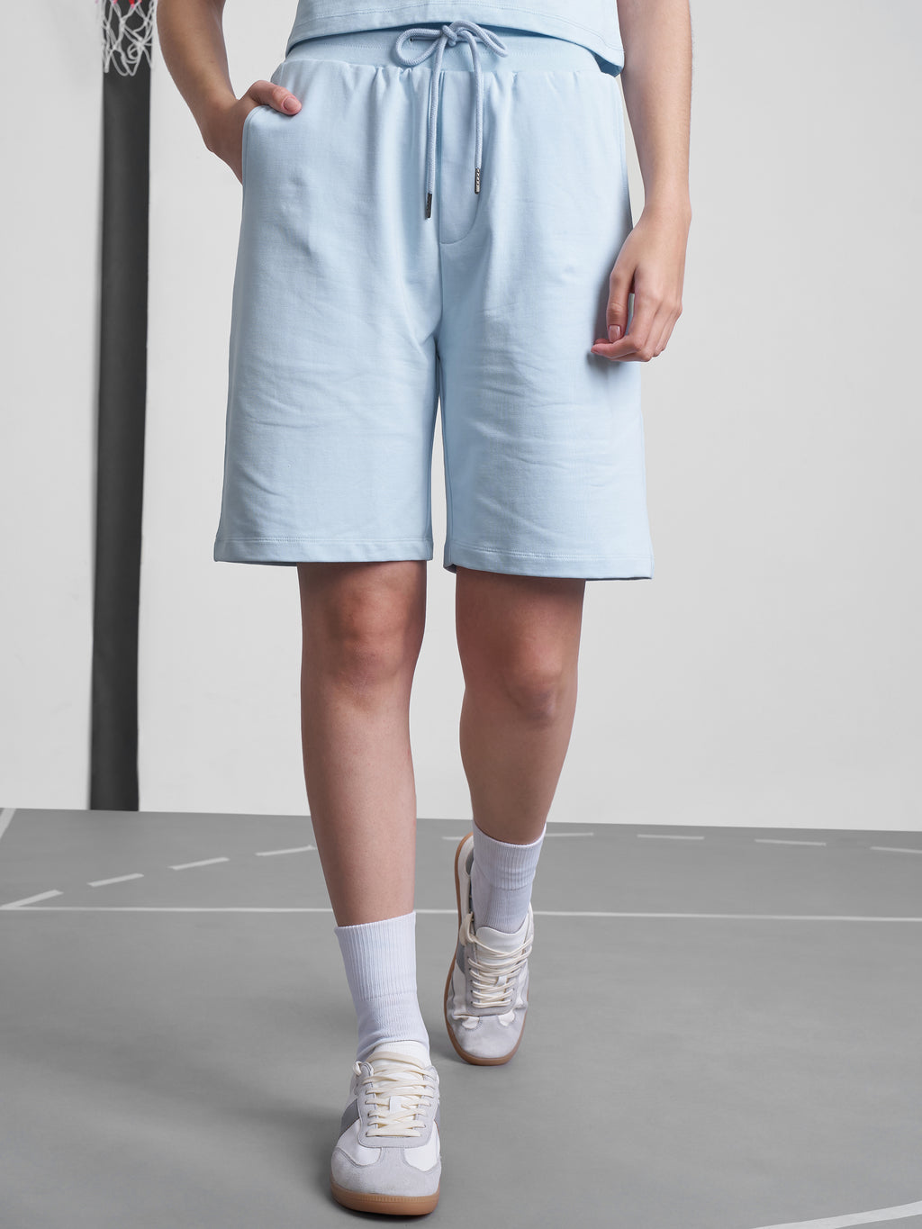 Street By Tokyo Talkies Women Blue Regular Fit Bermuda Shorts - Blue - Image 1