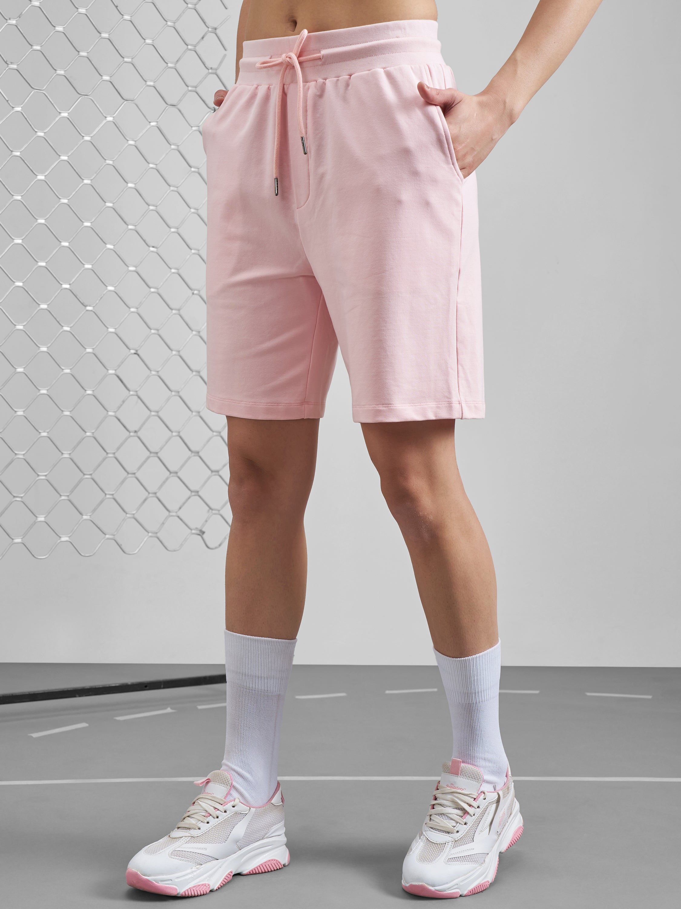 Street By Tokyo Talkies Women Pink Regular Fit Shorts - Pink - Image 4