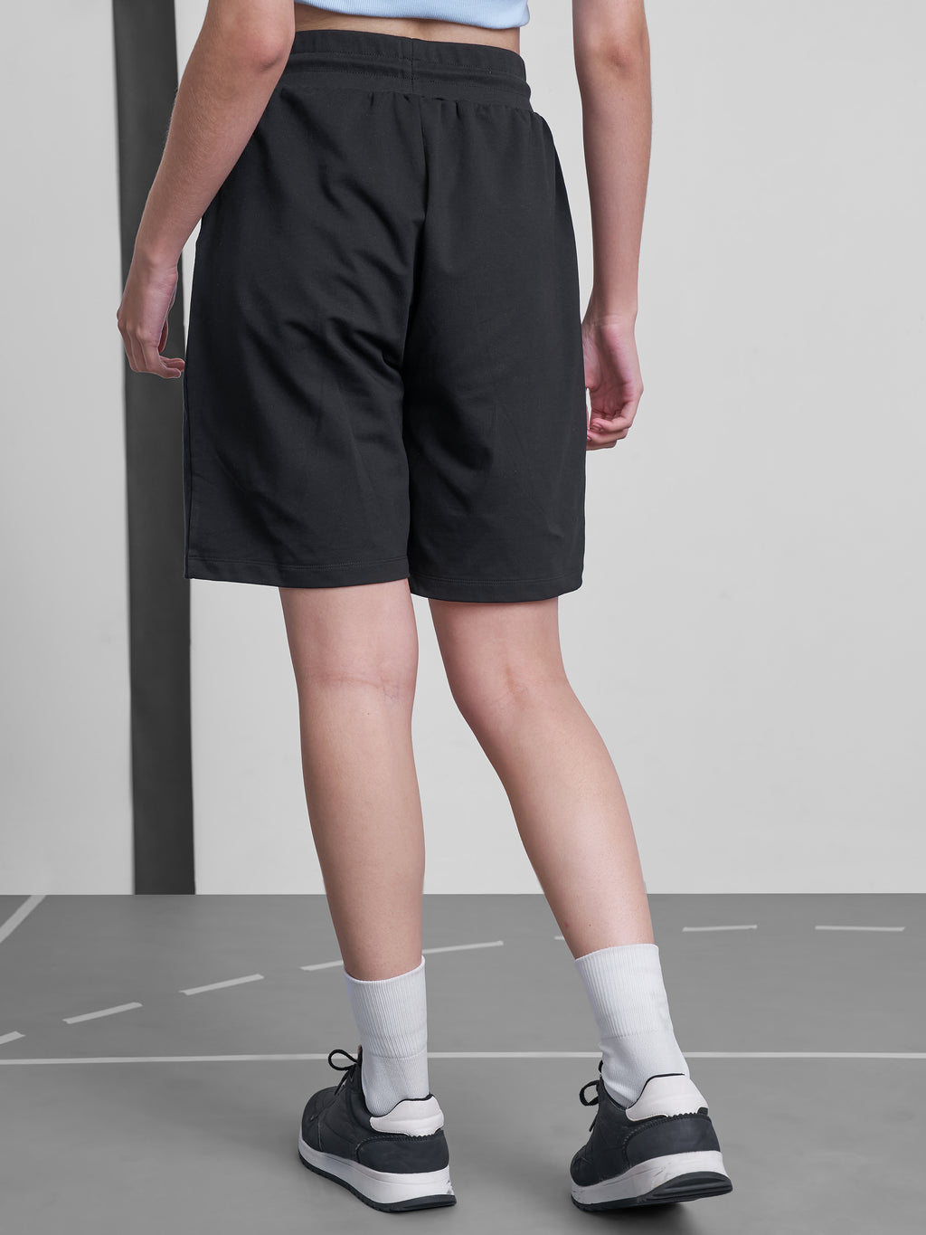 Street By Tokyo Talkies Women Black Regular Fit Bermuda Shorts - Black - Image 3