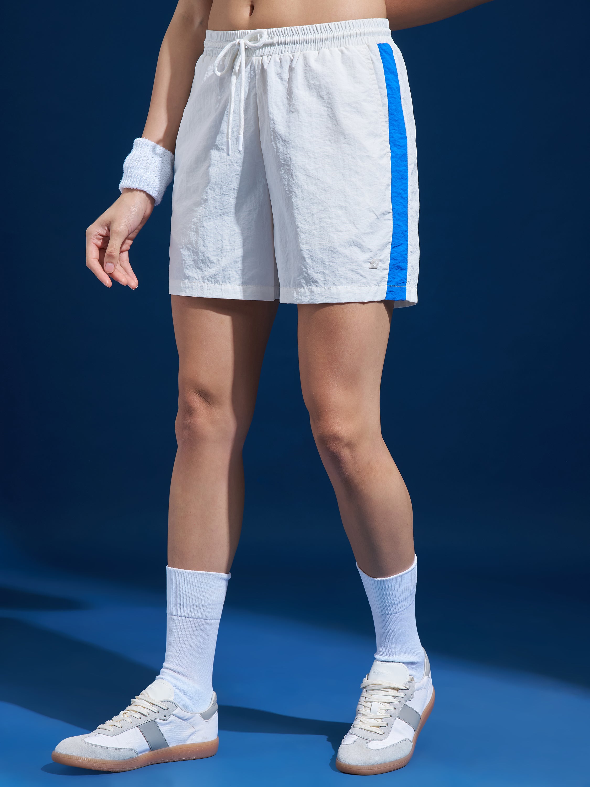 Tokyo Talkies Women White Regular Fit Shorts - White - Image 4