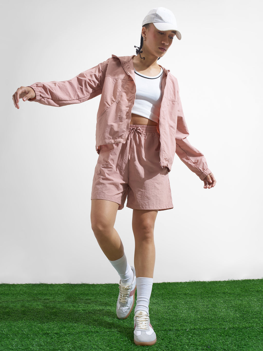 Street By Tokyo Talkies Women Pink Regular Fit Shorts - Pink - Image 2