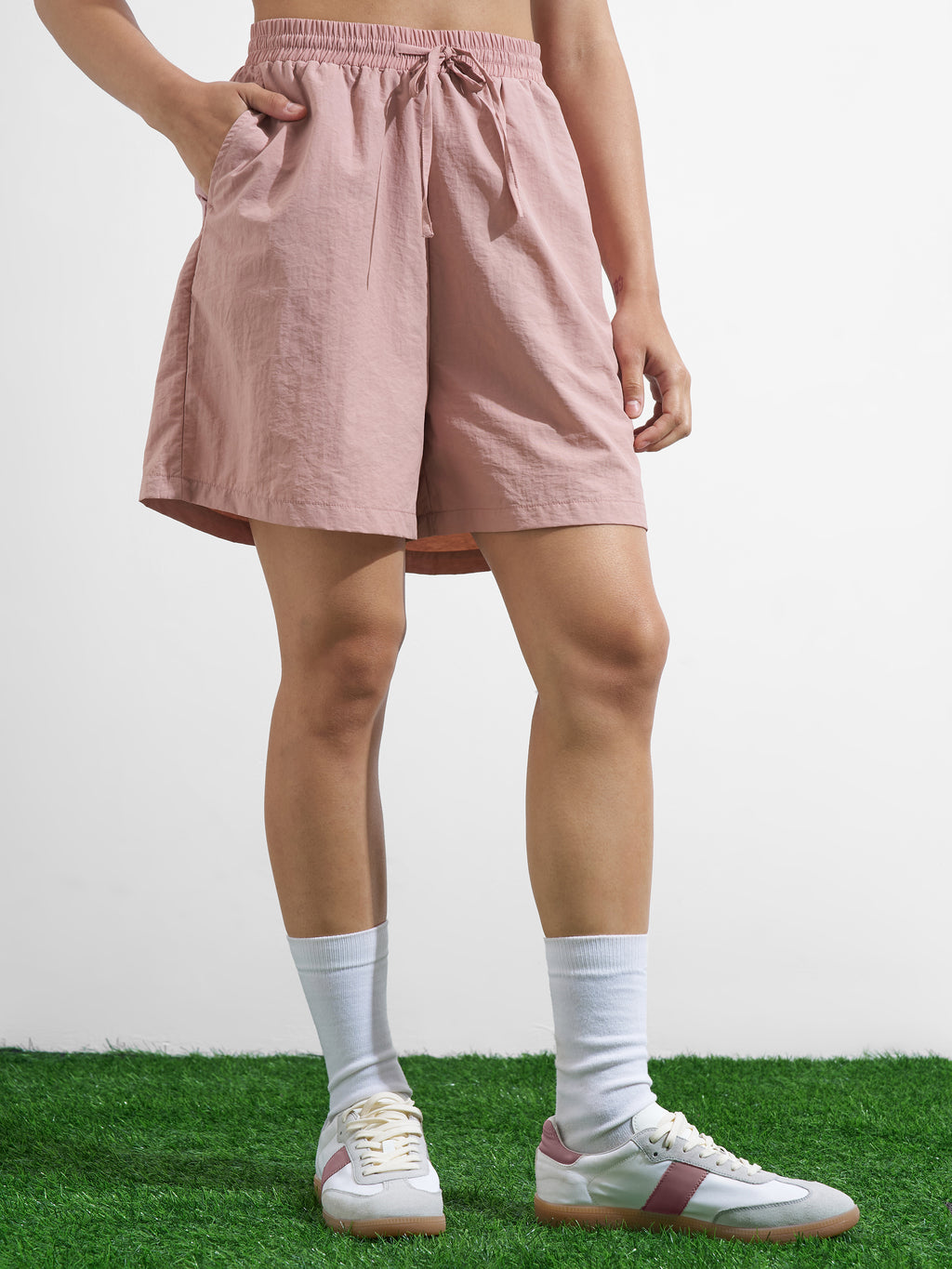 Street By Tokyo Talkies Women Pink Regular Fit Shorts - Pink - Image 6