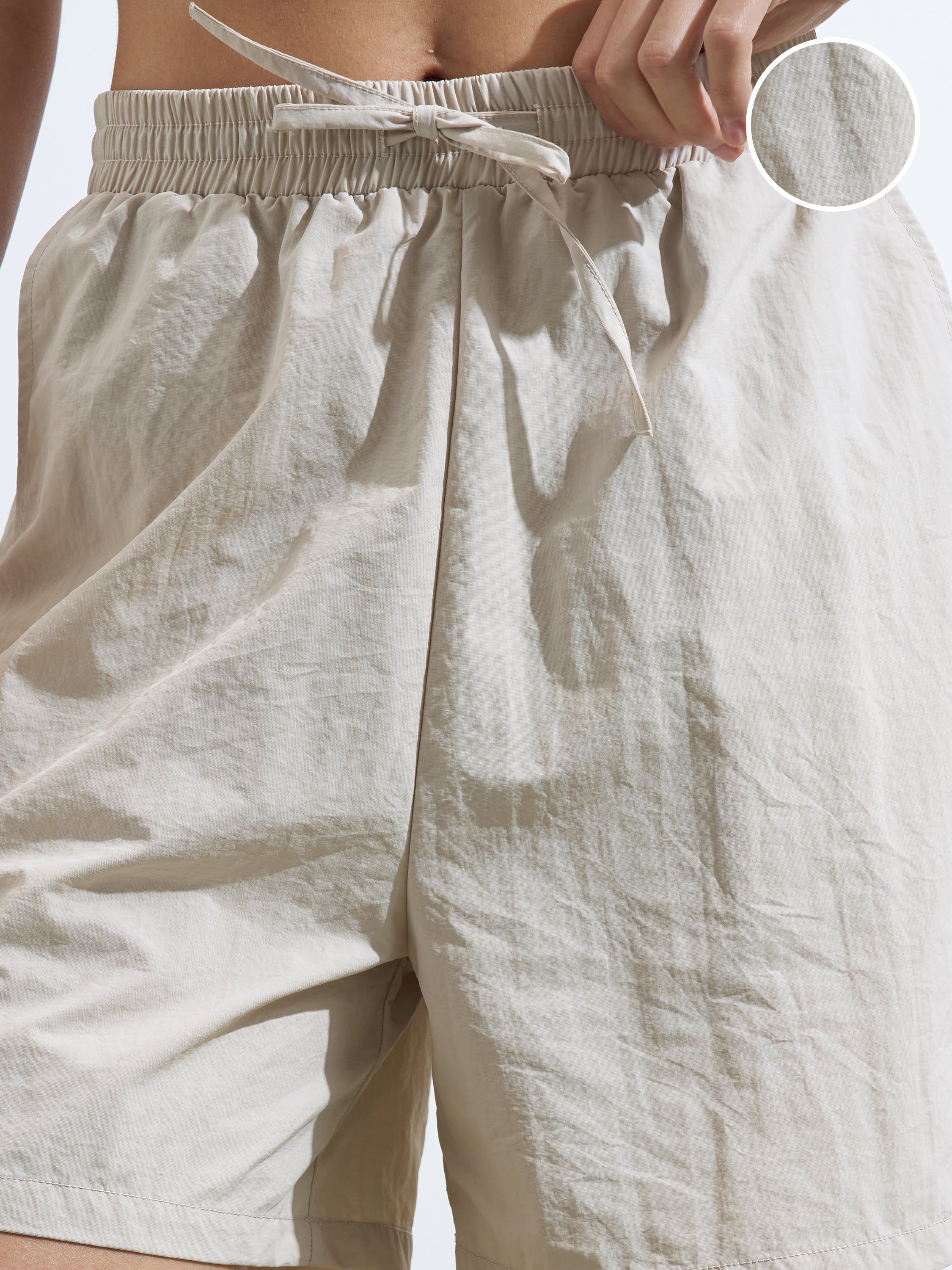 Street By Tokyo Talkies Women Beige Regular Fit Shorts - Beige - Image 5
