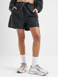 Street By Tokyo Talkies Women Black Regular Fit Shorts - Black - Image 1