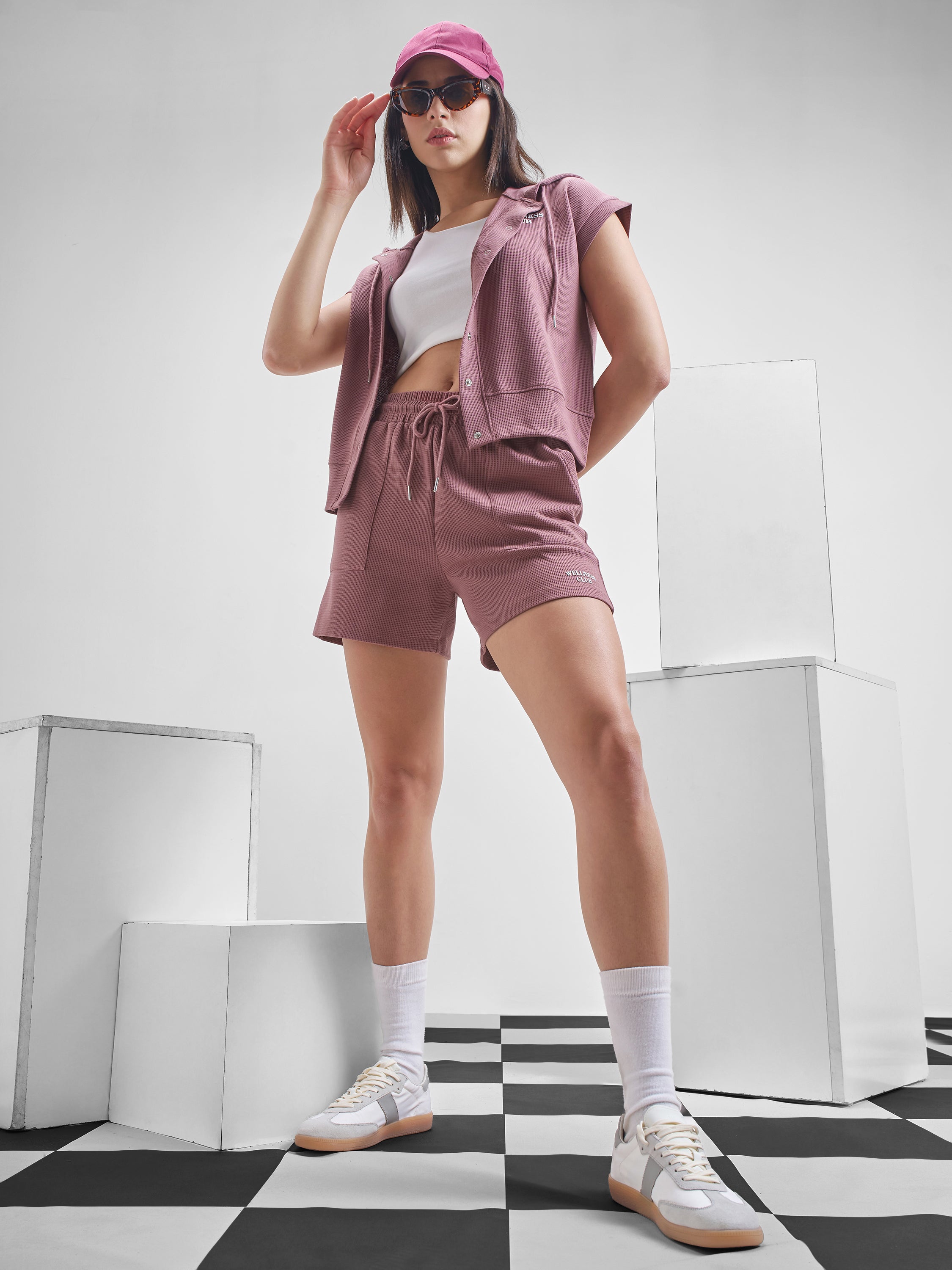 Street By Tokyo Talkies Women Purple Regular Fit Shorts - Purple - Image 2