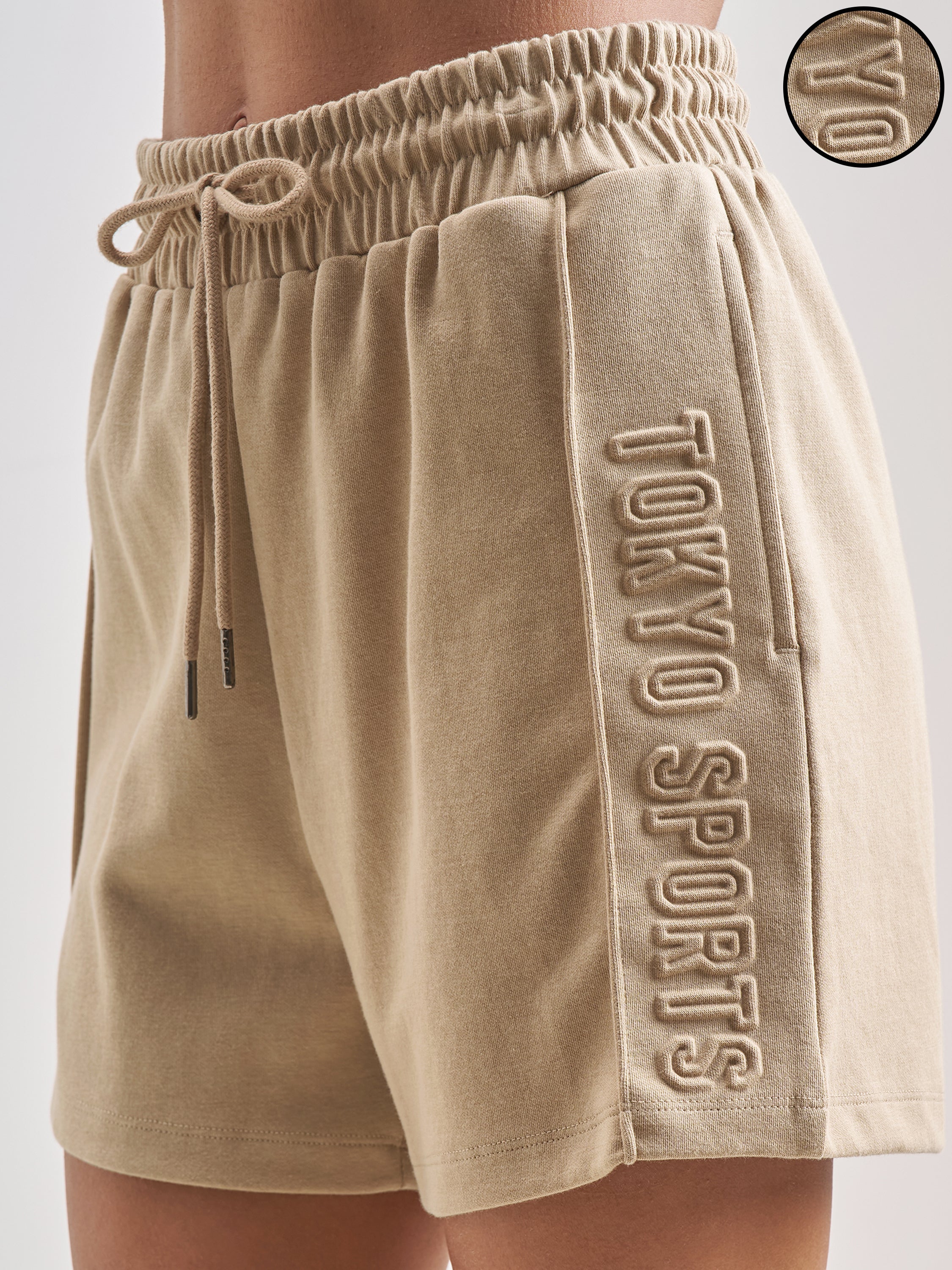Street By Tokyo Talkies Women Beige Regular Fit Shorts - Beige - Image 5
