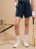 Tokyo Talkies Women Navy Blue Regular Fit Shorts