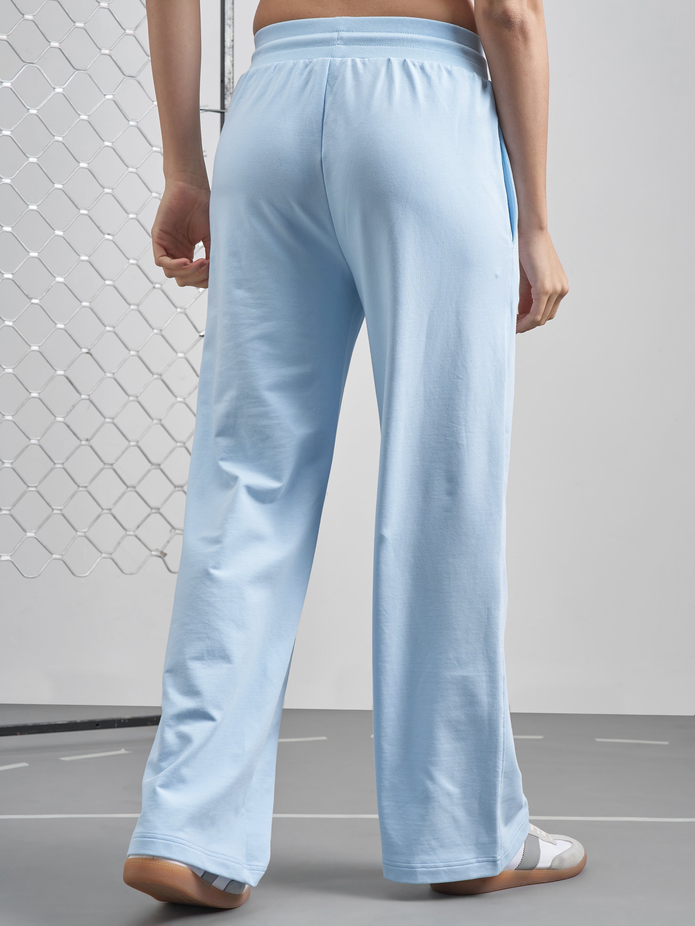 Street By Tokyo Talkies Women Blue Regular Fit Track Pant - Blue - Image 3