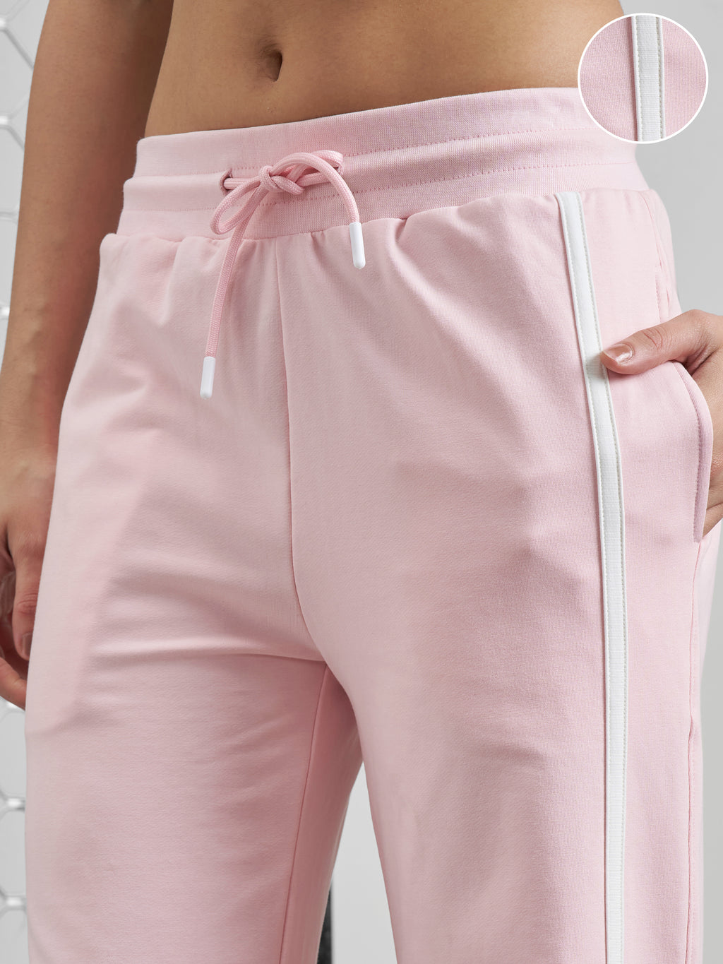 Street By Tokyo Talkies Women Pink Regular Fit Track Pant - Pink - Image 5