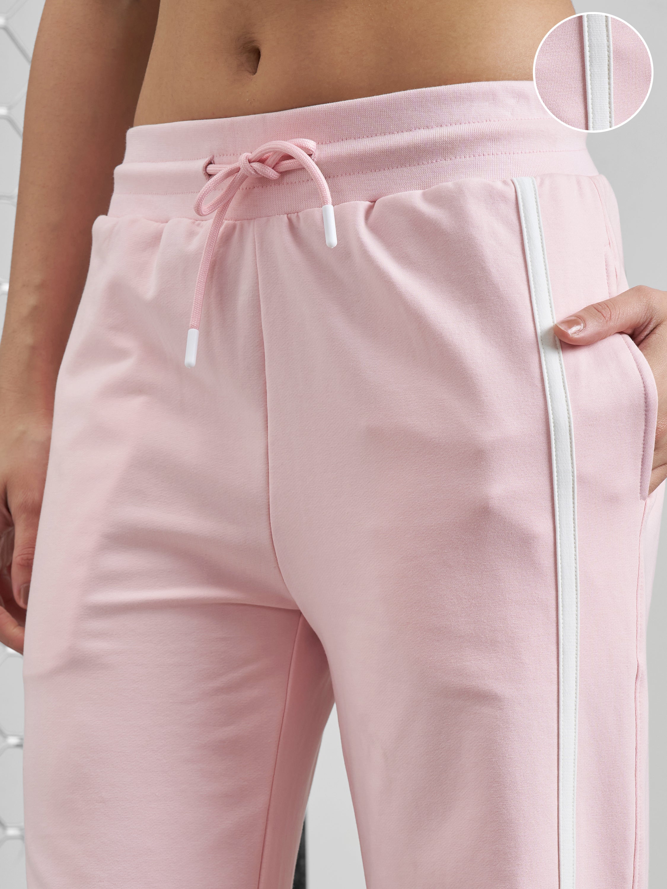 Street By Tokyo Talkies Women Pink Regular Fit Track Pant - Pink - Image 5