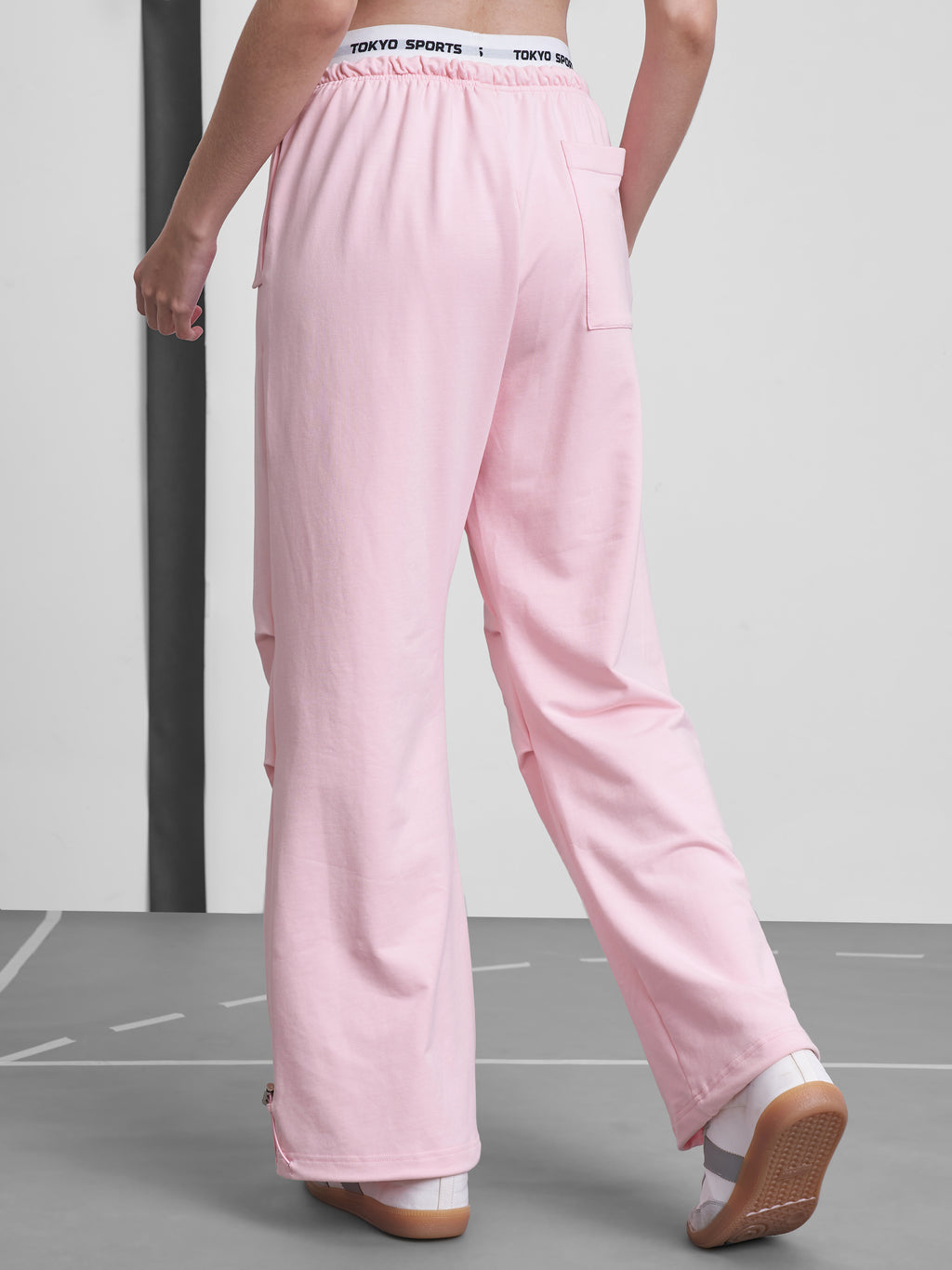 Street By Tokyo Talkies Women Pink Regular Fit Track Pant - Pink - Image 3