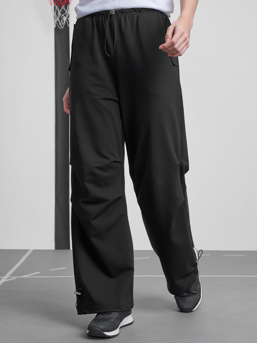 Street By Tokyo Talkies Women Black Regular Fit Track Pant - Black - Image 1