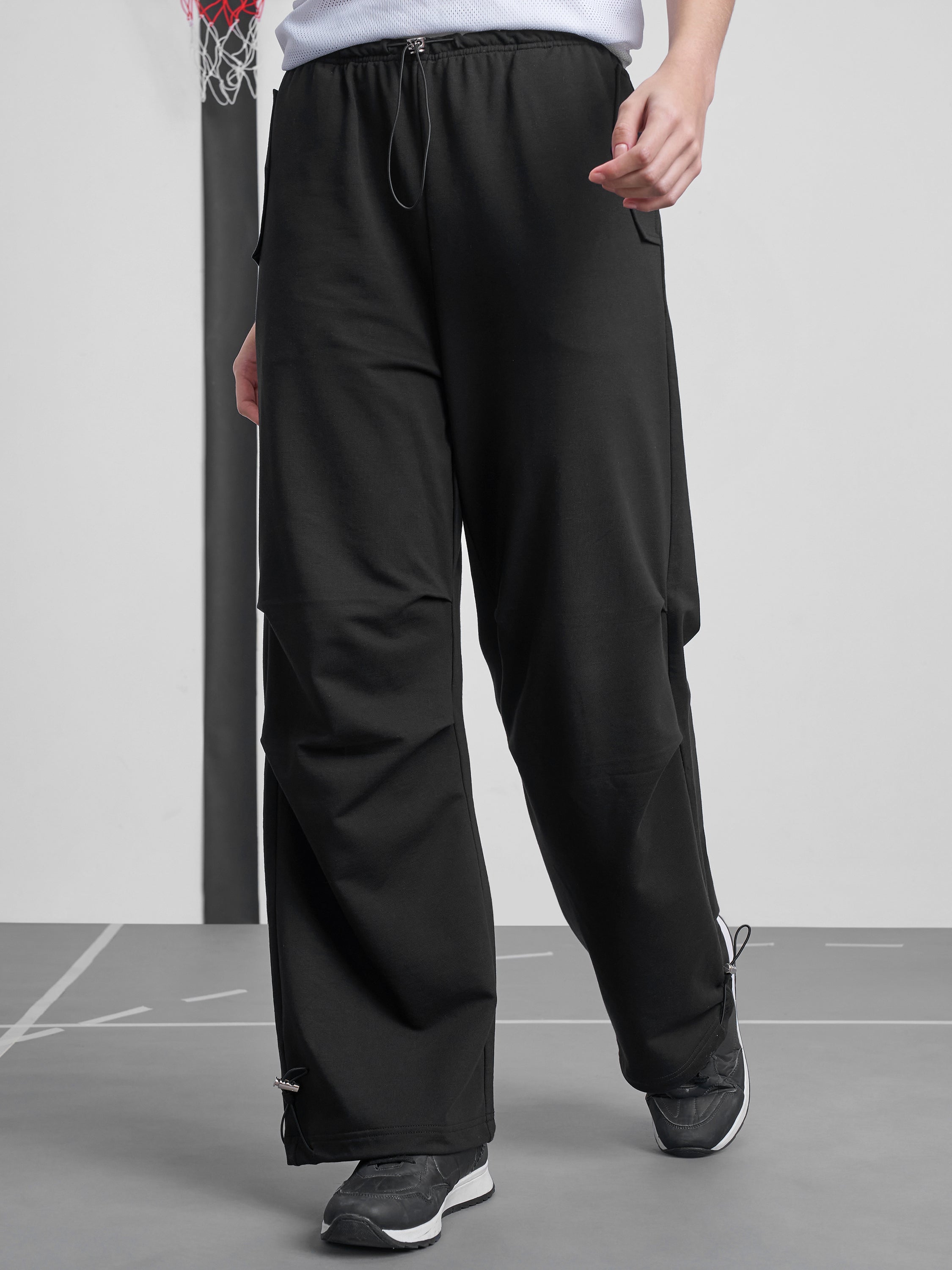 Street By Tokyo Talkies Women Black Regular Fit Track Pant - Black - Image 1