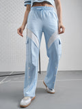 Street By Tokyo Talkies Women Blue Relaxed Fit Track Pant - Blue - Image 1