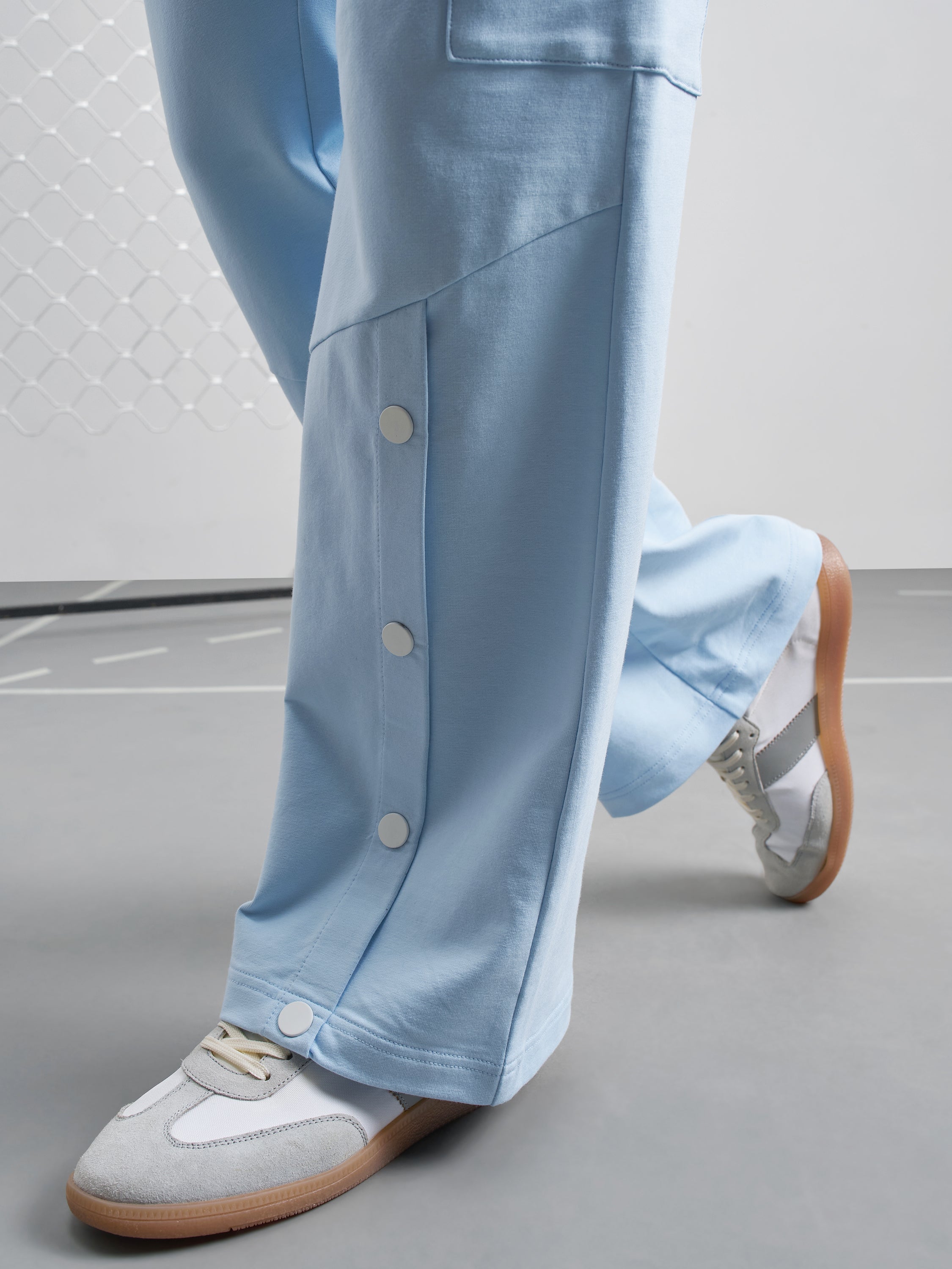 Street By Tokyo Talkies Women Blue Relaxed Fit Track Pant - Blue - Image 7