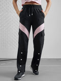 Street By Tokyo Talkies Women Black Relaxed Fit Track Pant - Black - Image 1