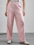 Street By Tokyo Talkies Women Pink Relaxed Fit Track Pant - Pink - Image 1