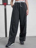 Street By Tokyo Talkies Women Black Relaxed Fit Track Pant - Black - Image 1