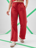 Street By Tokyo Talkies Women Red Regular Fit Track Pant - Red - Image 1
