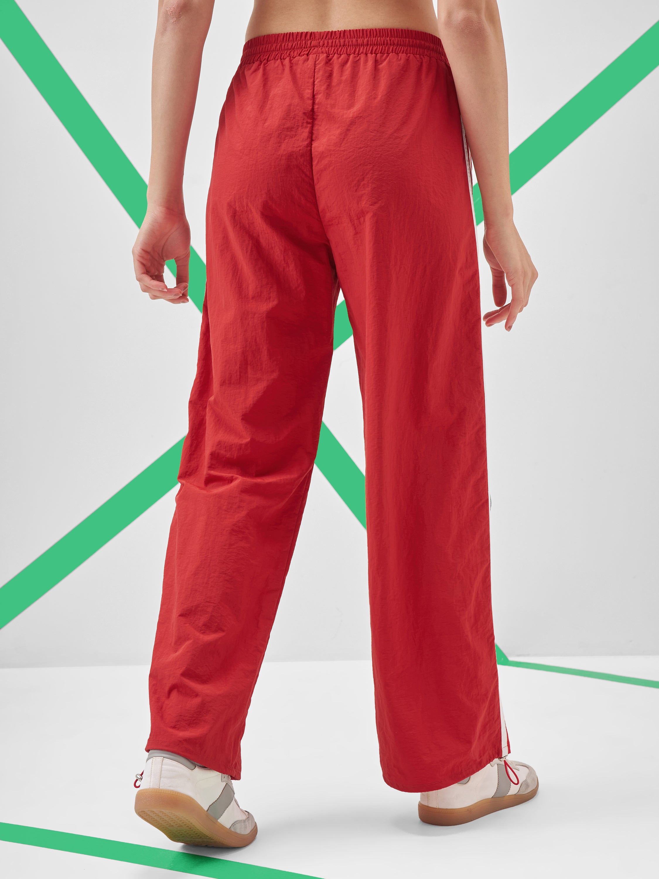 Street By Tokyo Talkies Women Red Regular Fit Track Pant - Red - Image 3