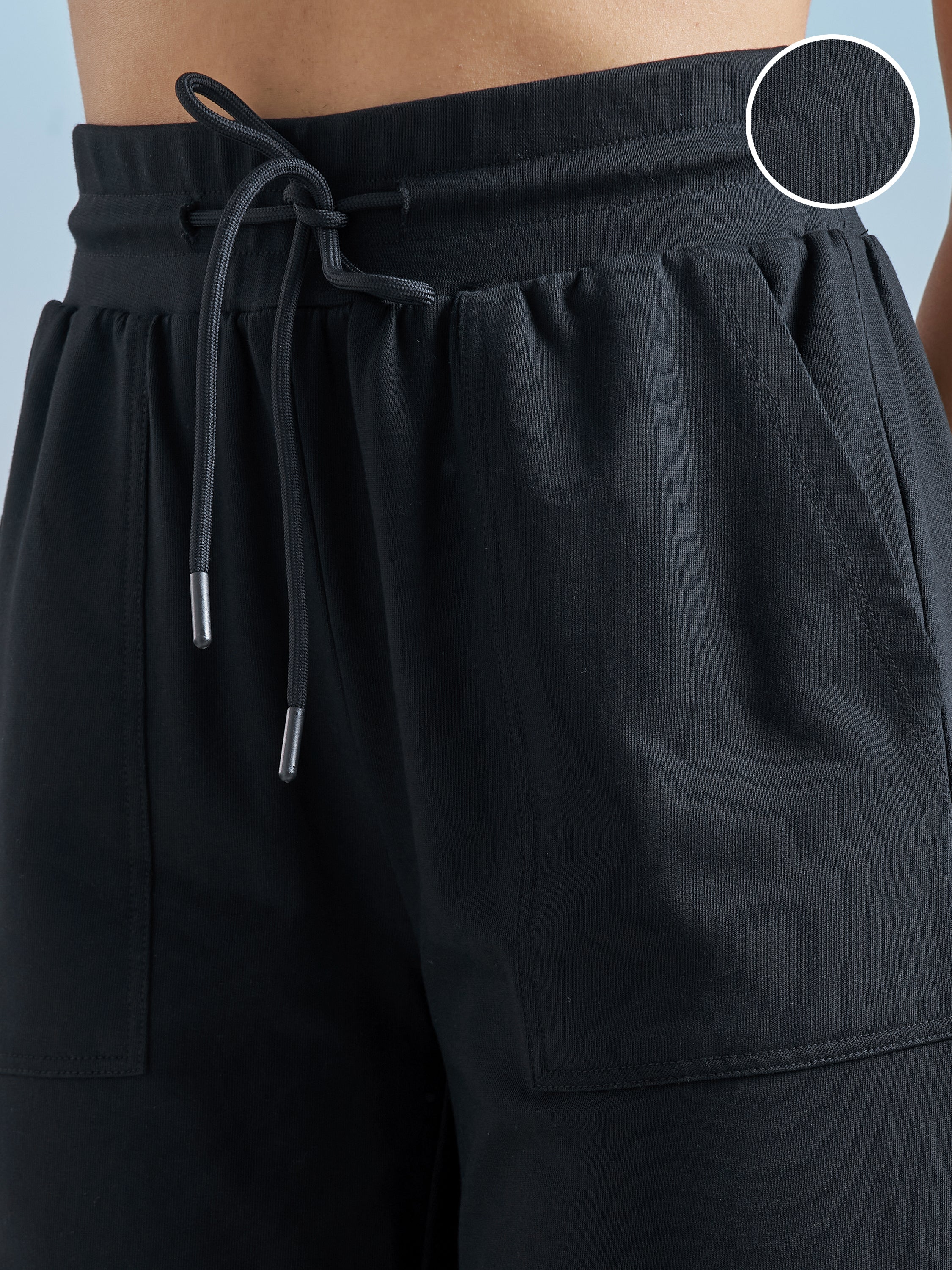 Street By Tokyo Talkies Women Black Regular Fit Track Pant - Black - Image 5