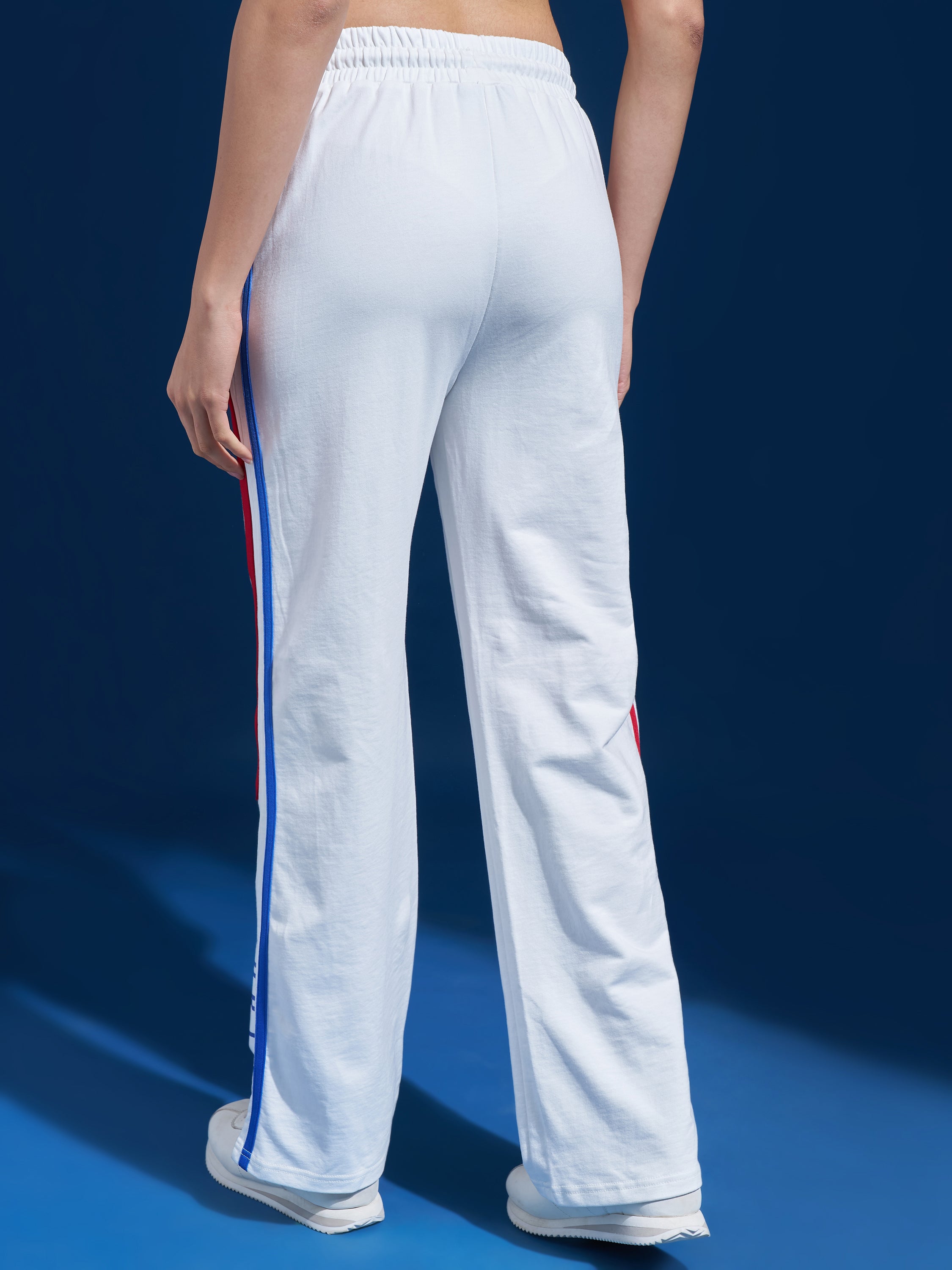 Street By Tokyo Talkies Women White Regular Fit Track Pant - White - Image 3