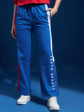 Street By Tokyo Talkies Women Blue Regular Fit Track Pant - Blue - Image 1