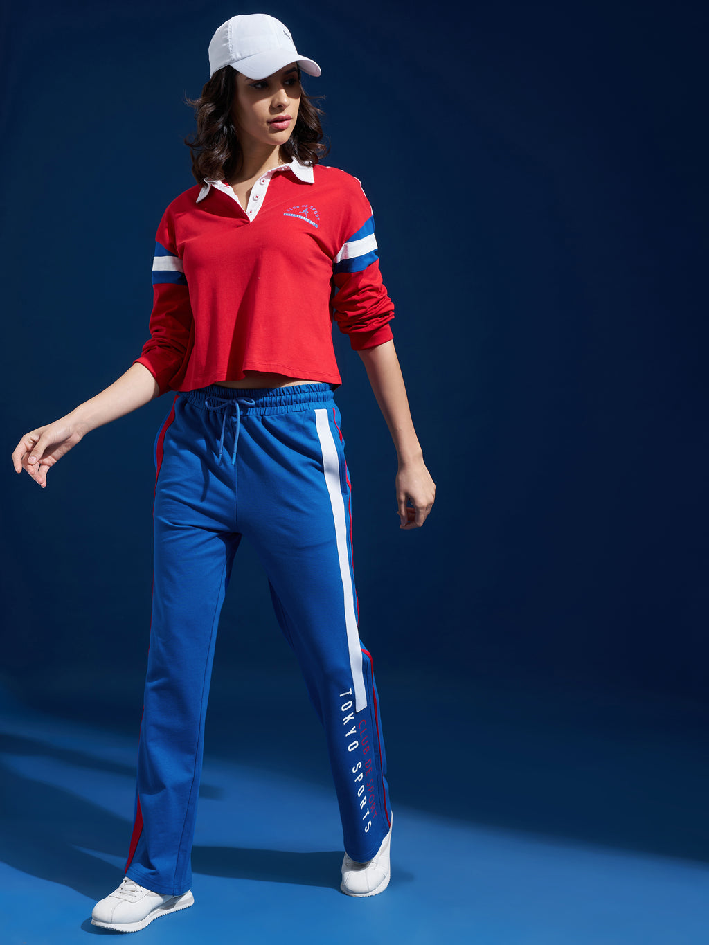 Street By Tokyo Talkies Women Blue Regular Fit Track Pant - Blue - Image 2