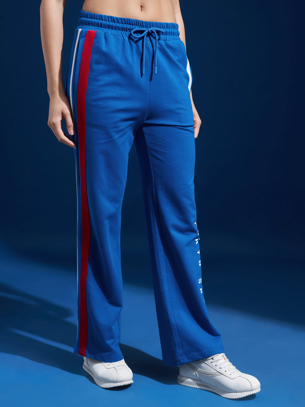 Street By Tokyo Talkies Women Blue Regular Fit Track Pant - Blue - Image 6