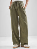 Street By Tokyo Talkies Women Olive Straight Fit Track Pant - Olive - Image 1