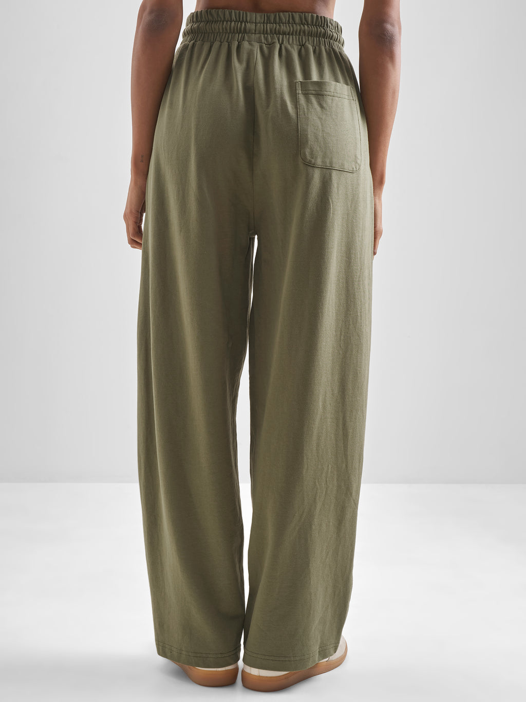 Street By Tokyo Talkies Women Olive Straight Fit Track Pant - Olive - Image 3