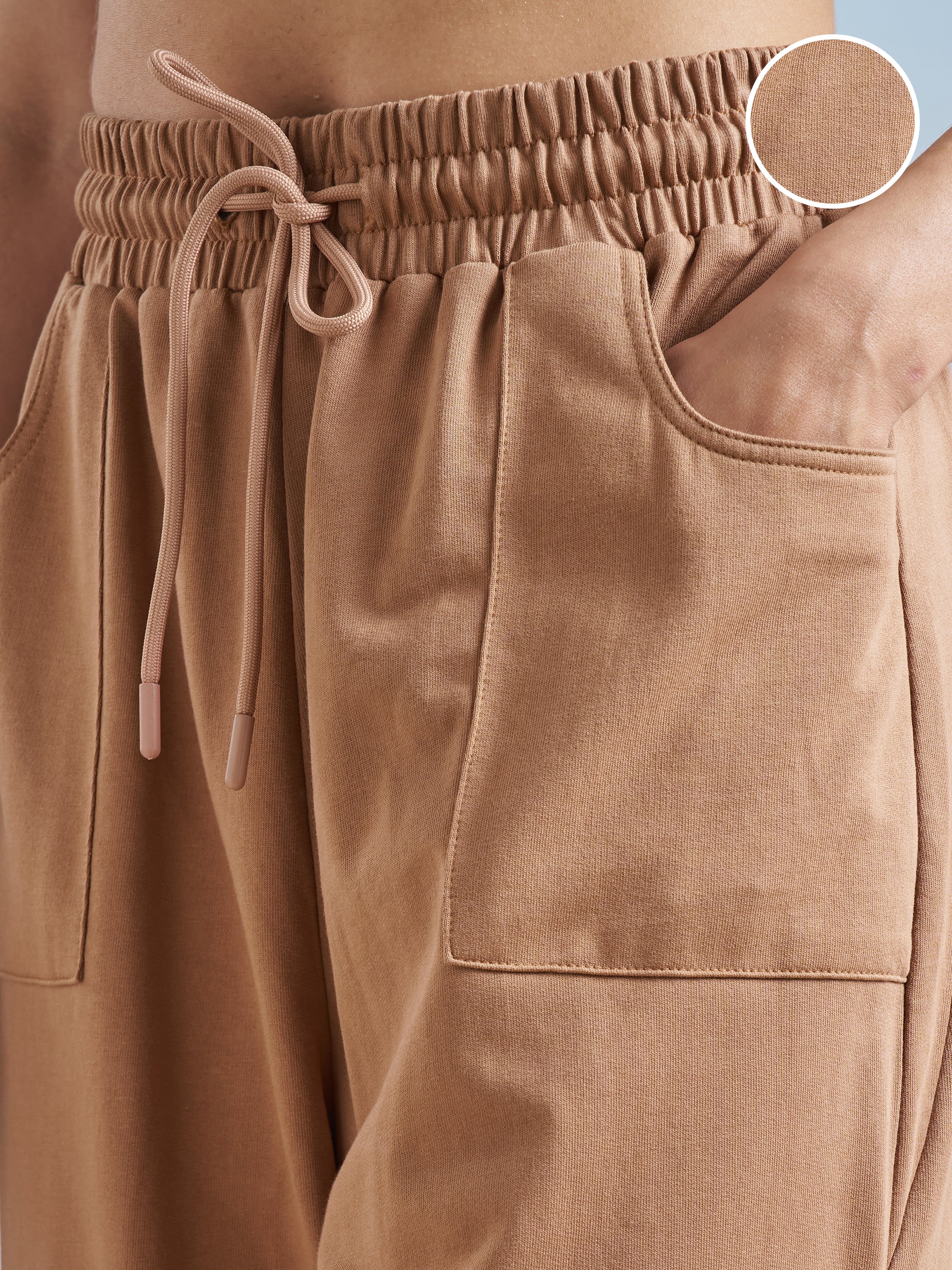Street By Tokyo Talkies Women Brown Regular Fit Track Pant - Brown - Image 5