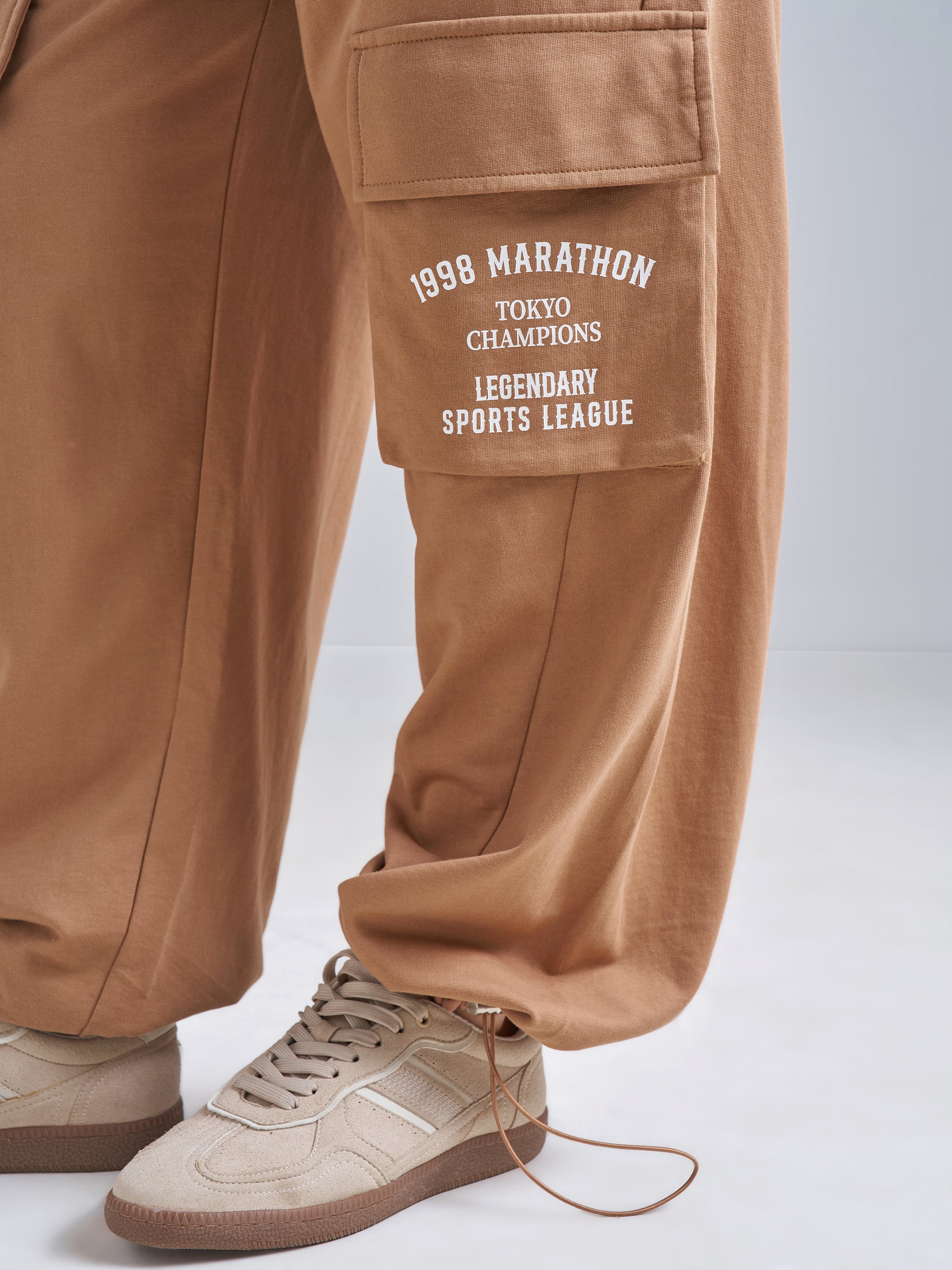 Street By Tokyo Talkies Women Brown Regular Fit Track Pant - Brown - Image 7