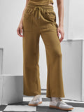 Street By Tokyo Talkies Women Brown Relaxed Fit Track Pant - Brown - Image 1