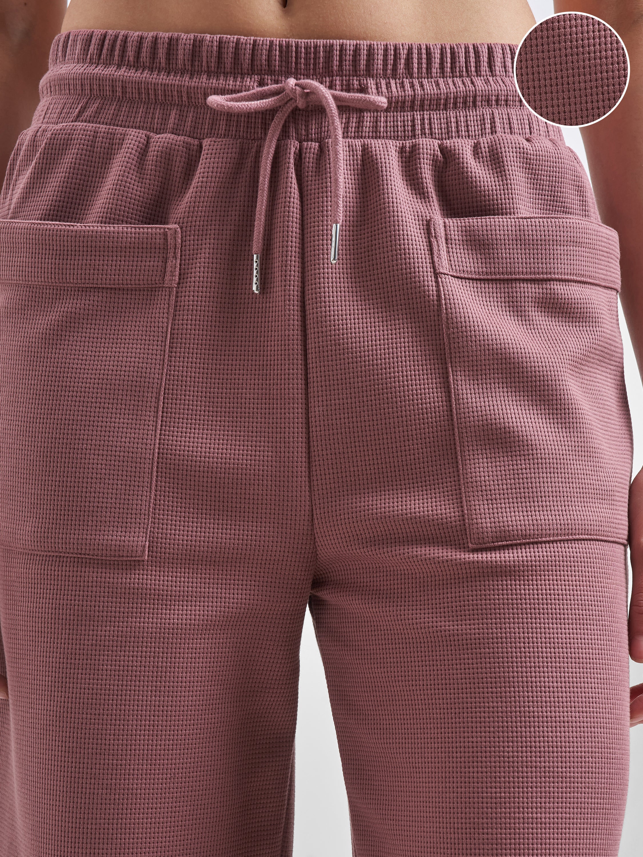 Street By Tokyo Talkies Women Mauve Relaxed Fit Track Pant - Mauve - Image 5