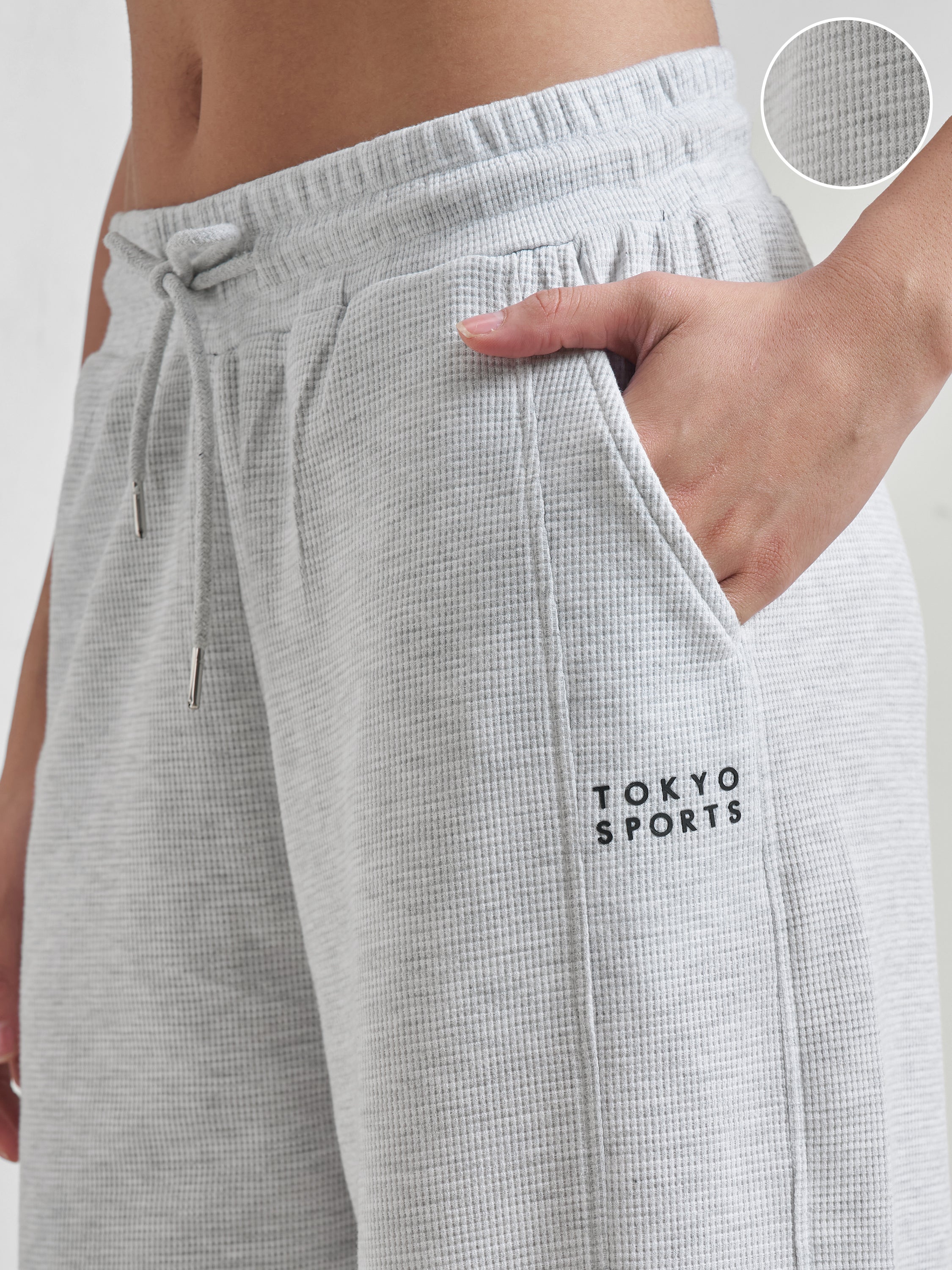 Street By Tokyo Talkies Women Grey Relaxed Fit Track Pant - Grey - Image 5