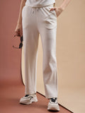 Street By Tokyo Talkies Women Off White Relaxed Fit Track Pant - Off White - Image 1