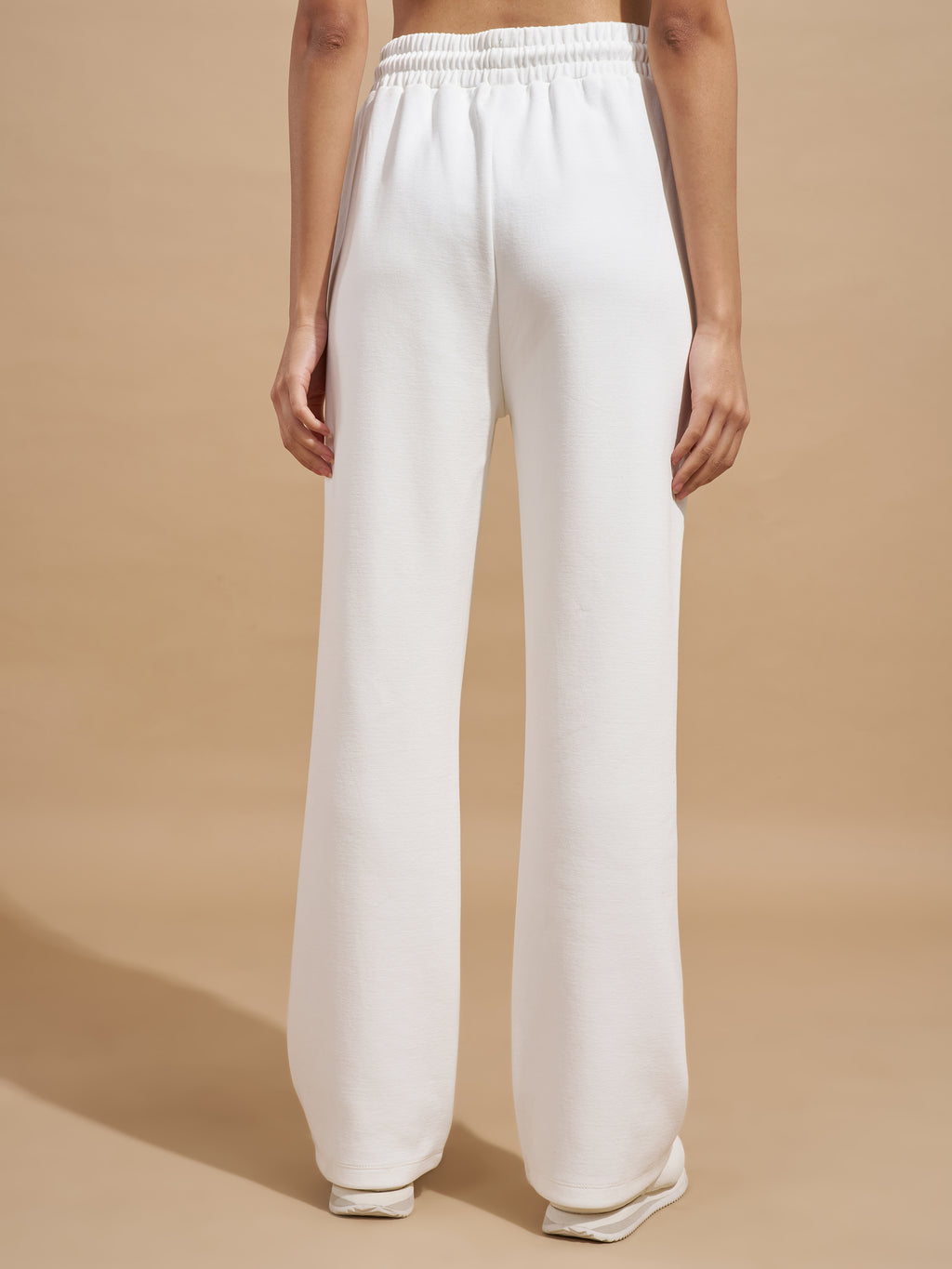 Tokyo Talkies Women White Regular Fit Track Pant