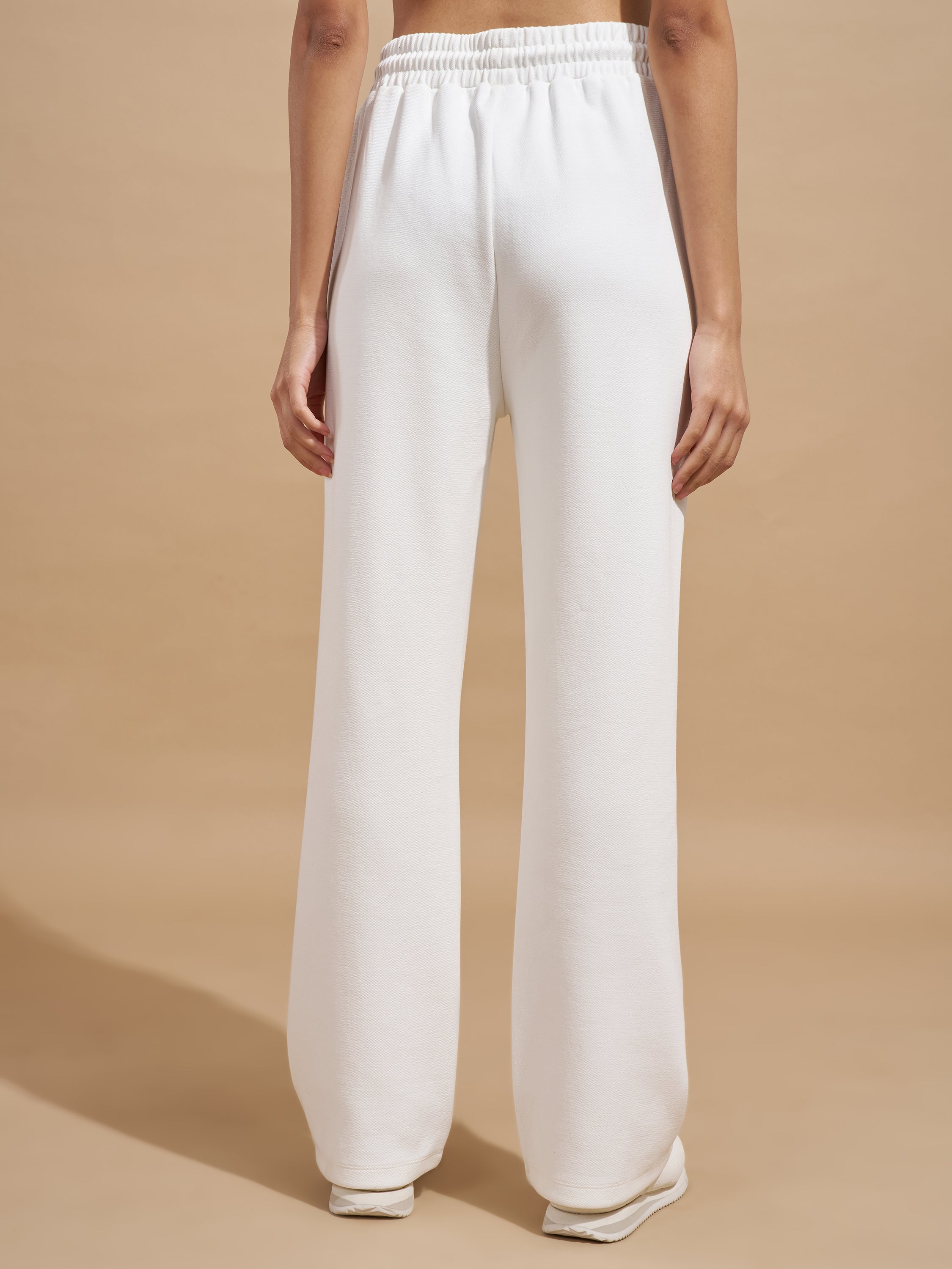 Tokyo Talkies Women White Regular Fit Track Pant