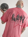 Highlander Men Pink The Boys Printed Round Neck Oversized Fit T-Shirt - Pink - Image 1