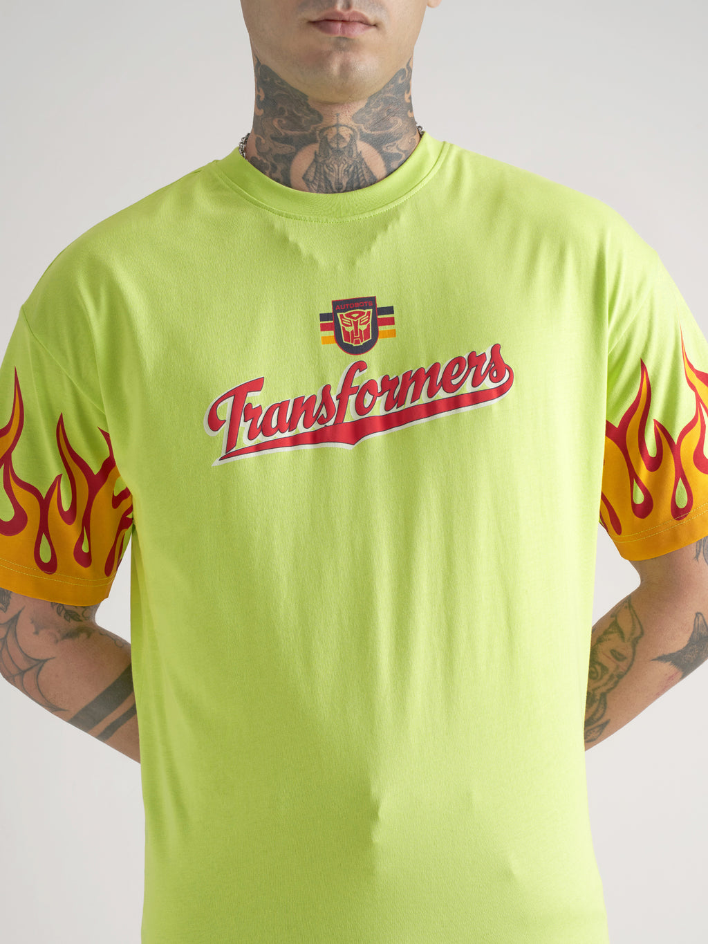 Highlander Men Green Transformers Printed Round Neck T-Shirt - Green - Image 7