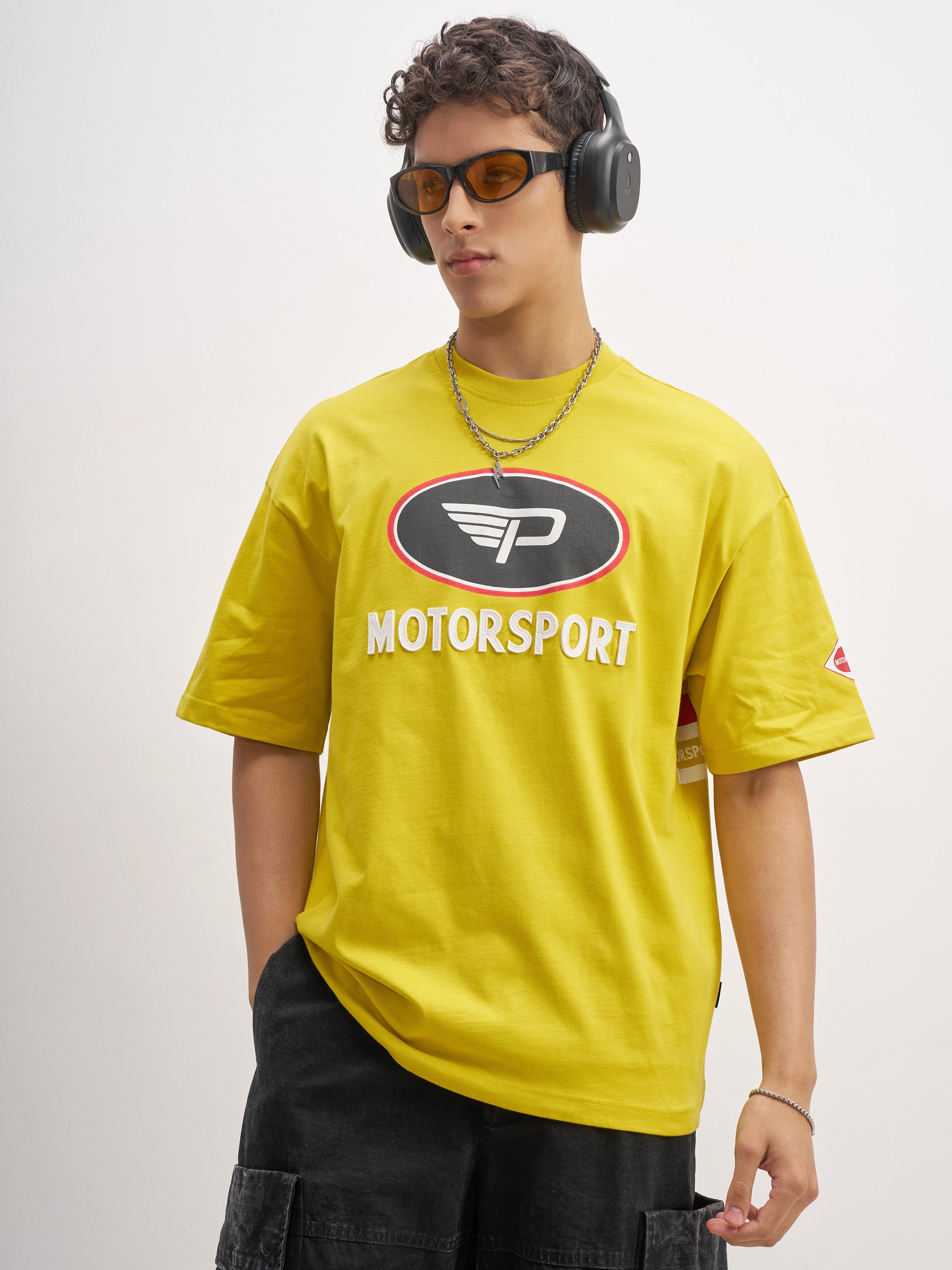 Highlander Men Yellow Peanuts Printed Round Neck T-Shirt - Yellow - Image 3