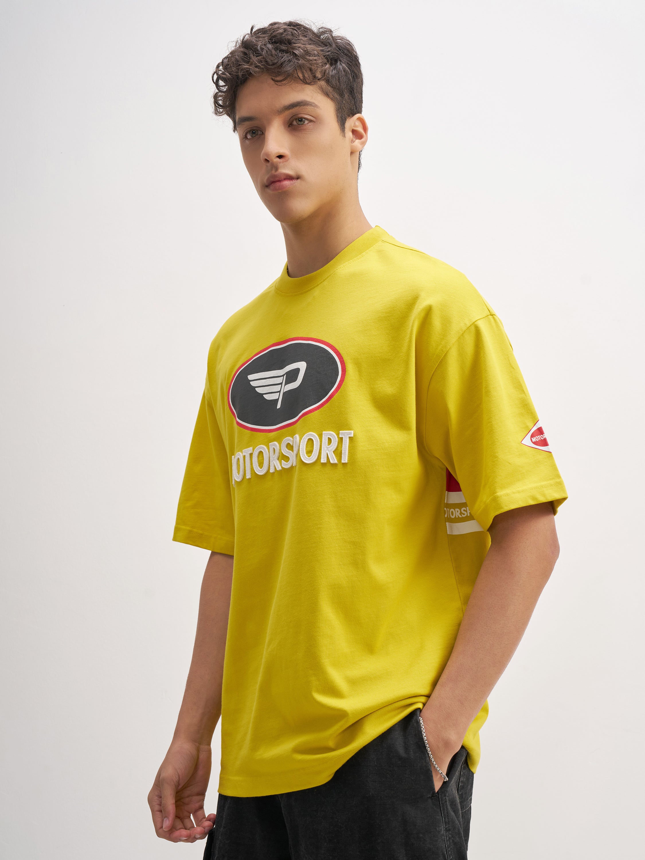 Highlander Men Yellow Peanuts Printed Round Neck T-Shirt - Yellow - Image 4