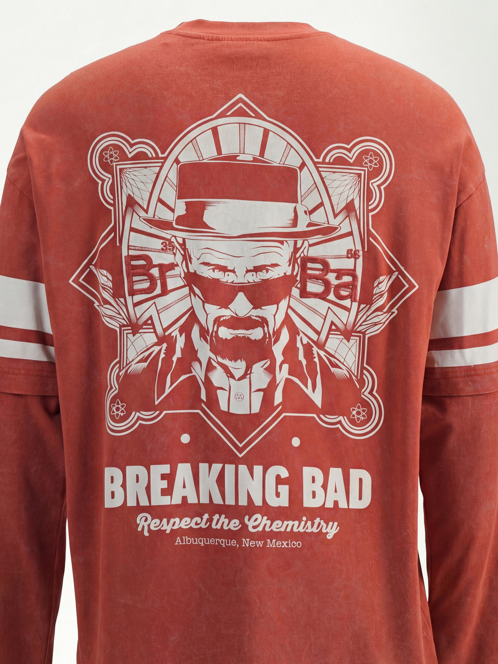 Highlander Men Brown Breaking Bad Printed Round Neck Oversized Fit T-Shirt - Brown - Image 1