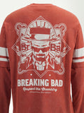 Highlander Men Brown Breaking Bad Printed Round Neck Oversized Fit T-Shirt - Brown - Image 1