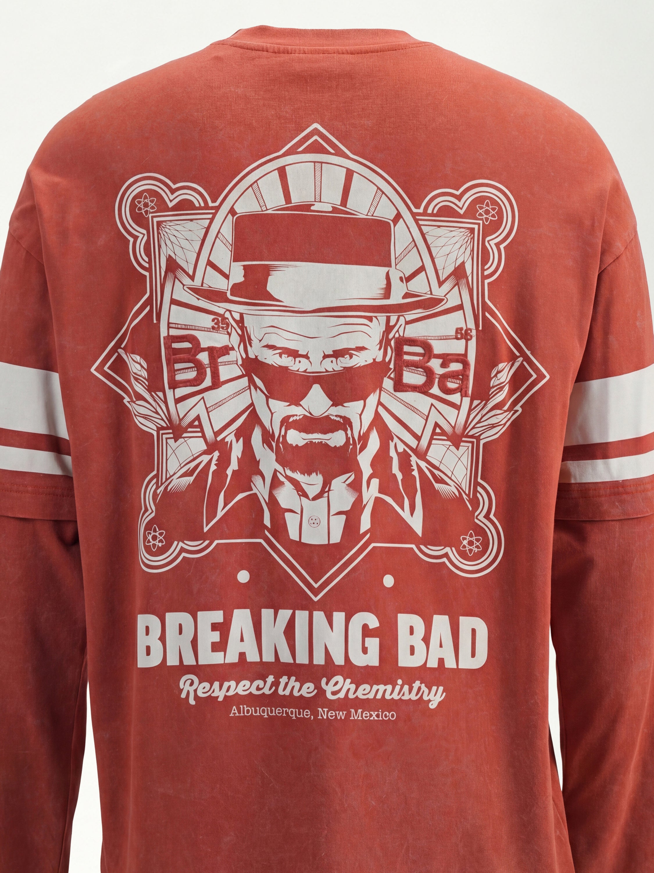 Highlander Men Brown Breaking Bad Printed Round Neck Oversized Fit T-Shirt - Brown - Image 1