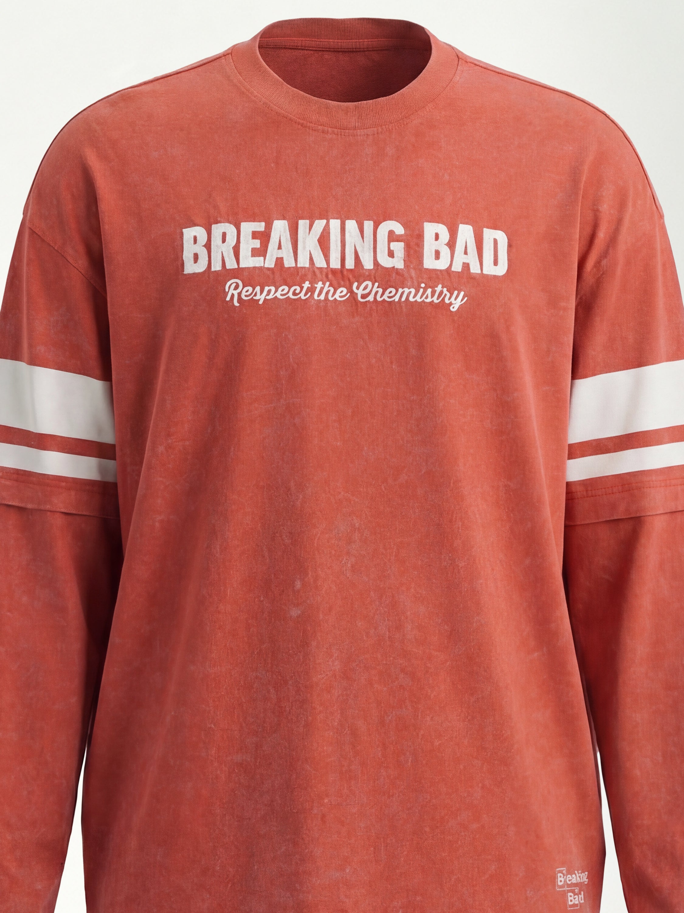 Highlander Men Brown Breaking Bad Printed Round Neck Oversized Fit T-Shirt - Brown - Image 2