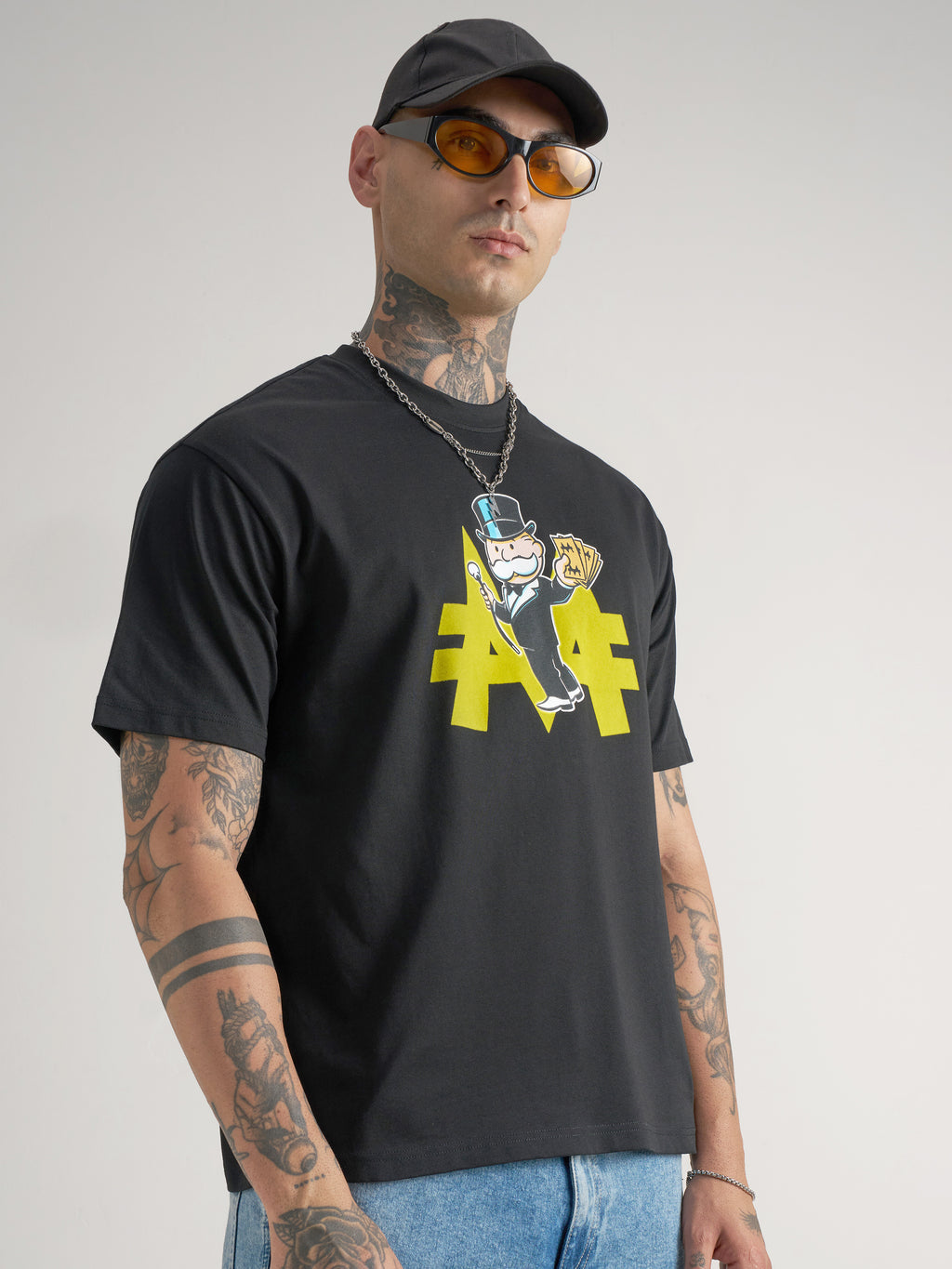 Hasbro By Highlander Men Black Printed Round Neck T-Shirt - Black - Image 6