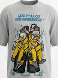 Highlander Men Grey Breaking Bad Printed Round Neck T-Shirt - Grey - Image 1