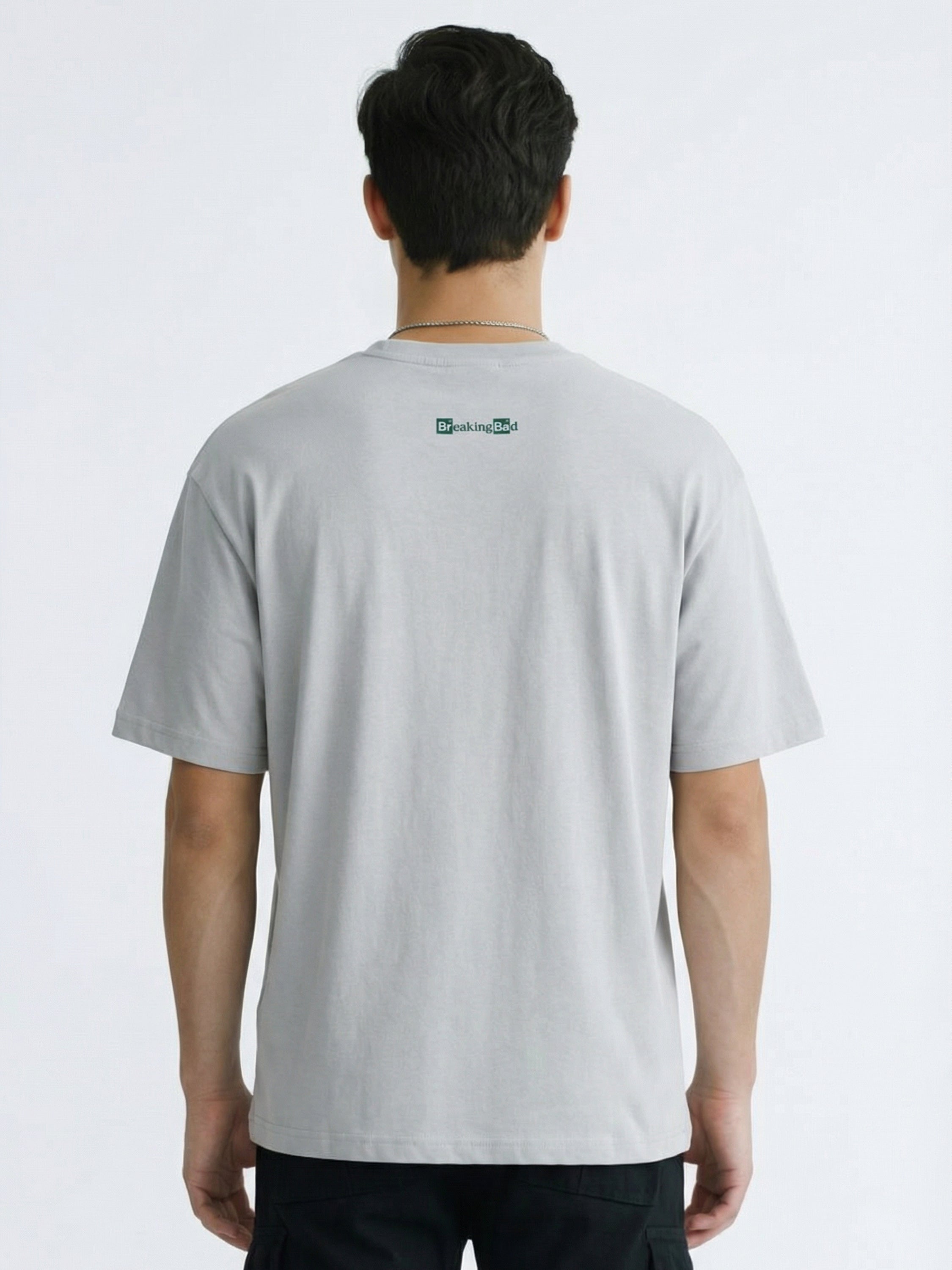 Highlander Men Grey Breaking Bad Printed Round Neck T-Shirt - Grey - Image 3